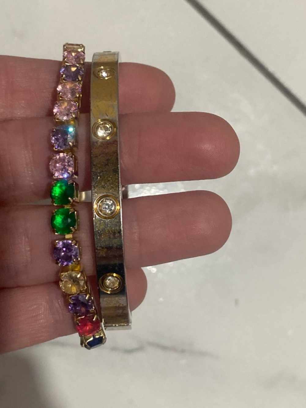 Gold Plated Bangle Set